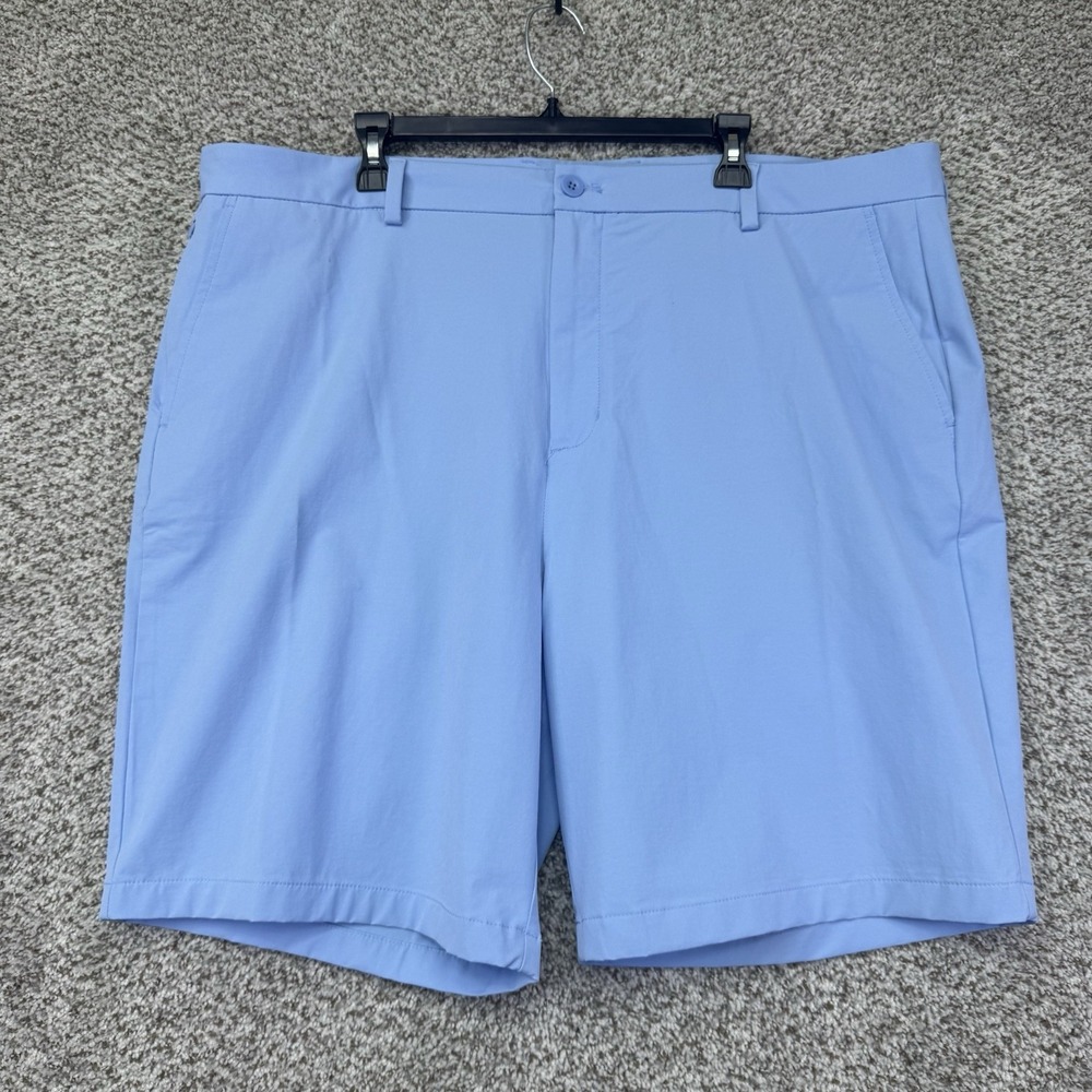 Vineyard Vines On The Go Performance Shorts Men's 42 Blue 9 Inch Stretch Golf